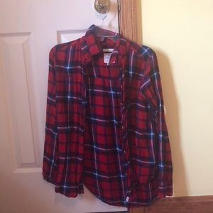 Cute button down flannel-like shirt